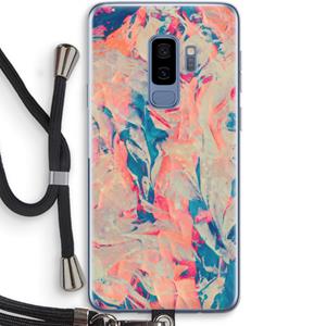 CaseCompany Alone: Samsung Galaxy S9 Plus Transparant Hoesje met koord