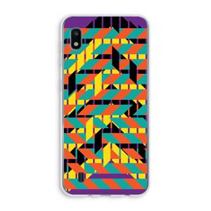 CaseCompany Skew Bee 2: Samsung Galaxy A10 Transparant Hoesje