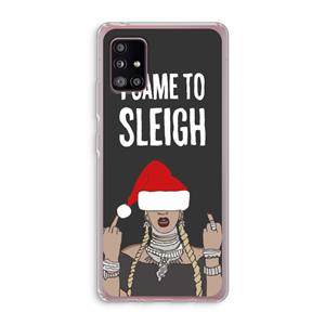 CaseCompany Came To Sleigh: Samsung Galaxy A51 5G Transparant Hoesje