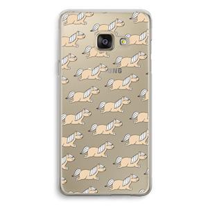 CaseCompany Ponys: Samsung Galaxy A3 (2016) Transparant Hoesje