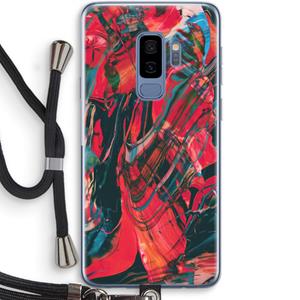 CaseCompany Endless Descent: Samsung Galaxy S9 Plus Transparant Hoesje met koord