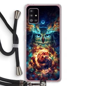 CaseCompany Aurowla: Samsung Galaxy A51 5G Transparant Hoesje met koord