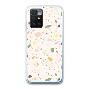 CaseCompany Terrazzo N°21: Xiaomi Redmi 10 Transparant Hoesje
