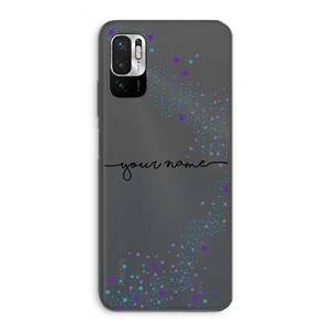 CaseCompany Sterren: Xiaomi Redmi Note 10 5G Transparant Hoesje