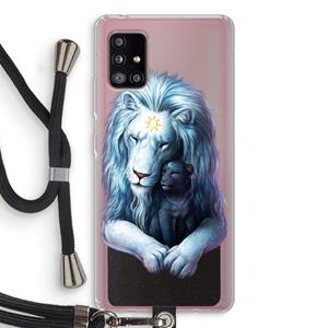 CaseCompany Child Of Light: Samsung Galaxy A51 5G Transparant Hoesje met koord