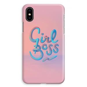 CaseCompany Girl boss: iPhone XS Max Volledig Geprint Hoesje
