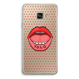 CaseCompany Yolo Denise: Samsung Galaxy A3 (2016) Transparant Hoesje