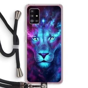 CaseCompany Firstborn: Samsung Galaxy A51 5G Transparant Hoesje met koord