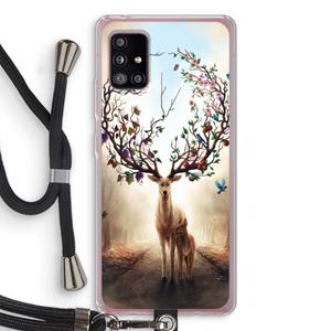 CaseCompany Seasons Change: Samsung Galaxy A51 5G Transparant Hoesje met koord