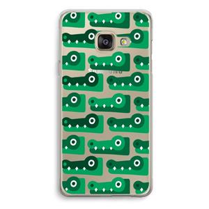 CaseCompany Crocs: Samsung Galaxy A3 (2016) Transparant Hoesje