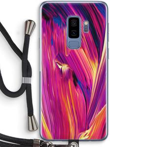 CaseCompany Phoenix: Samsung Galaxy S9 Plus Transparant Hoesje met koord