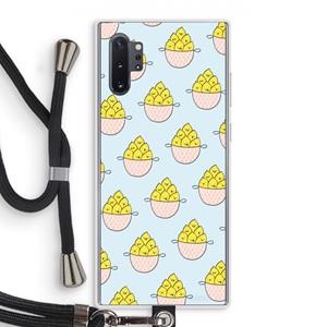 CaseCompany Citroenen: Samsung Galaxy Note 10 Plus Transparant Hoesje met koord