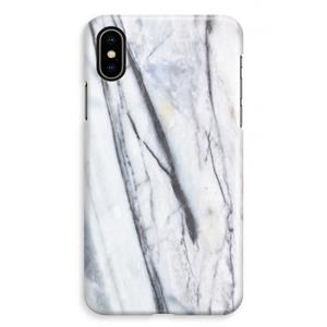 CaseCompany Gestreepte marmer: iPhone XS Max Volledig Geprint Hoesje