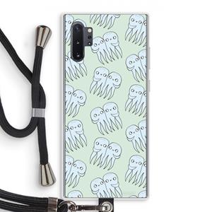 CaseCompany Octopussen: Samsung Galaxy Note 10 Plus Transparant Hoesje met koord