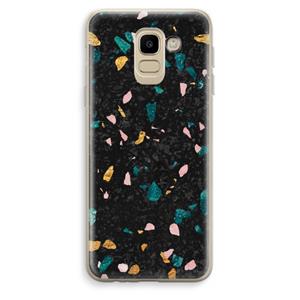 CaseCompany Terrazzo N°10: Samsung Galaxy J6 (2018) Transparant Hoesje