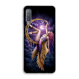 CaseCompany Aerial Angel: Samsung Galaxy A7 (2018) Transparant Hoesje