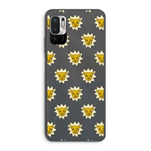 CaseCompany Leeuwenkoppen: Xiaomi Redmi Note 10 5G Transparant Hoesje