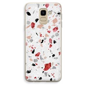 CaseCompany Terrazzo N°12: Samsung Galaxy J6 (2018) Transparant Hoesje