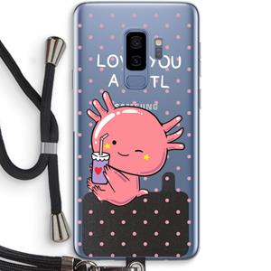 CaseCompany Love You A Lotl: Samsung Galaxy S9 Plus Transparant Hoesje met koord
