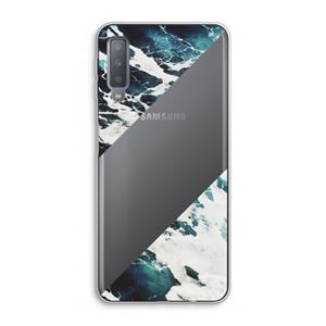 CaseCompany Golven: Samsung Galaxy A7 (2018) Transparant Hoesje