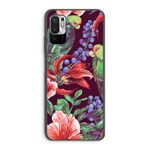 CaseCompany Papegaaien: Xiaomi Redmi Note 10 5G Transparant Hoesje