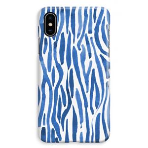 CaseCompany Blauwe nerven: iPhone XS Max Volledig Geprint Hoesje