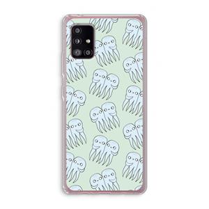 CaseCompany Octopussen: Samsung Galaxy A51 5G Transparant Hoesje