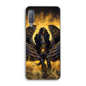 CaseCompany Pegasus: Samsung Galaxy A7 (2018) Transparant Hoesje