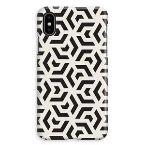 CaseCompany Crazy pattern: iPhone XS Max Volledig Geprint Hoesje