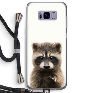 CaseCompany Rocco: Samsung Galaxy S8 Plus Transparant Hoesje met koord
