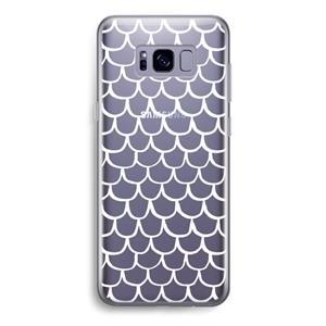 CaseCompany Dakpannetjes: Samsung Galaxy S8 Transparant Hoesje