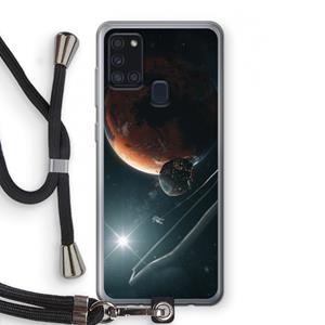 CaseCompany Mars Renaissance: Samsung Galaxy A21s Transparant Hoesje met koord