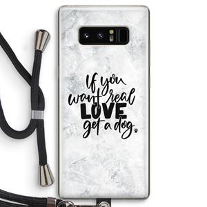CaseCompany Partner in crime: Samsung Galaxy Note 8 Transparant Hoesje met koord