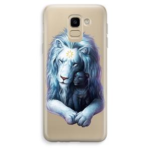 CaseCompany Child Of Light: Samsung Galaxy J6 (2018) Transparant Hoesje