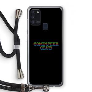 CaseCompany Retro: Samsung Galaxy A21s Transparant Hoesje met koord