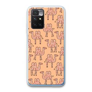 CaseCompany Kameel: Xiaomi Redmi 10 Transparant Hoesje