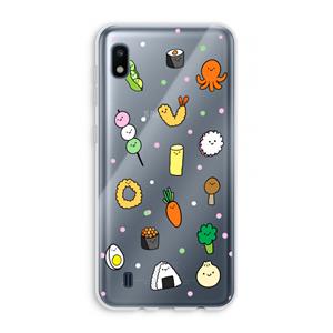 CaseCompany Happy bento friends: Samsung Galaxy A10 Transparant Hoesje