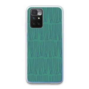 CaseCompany Swirls: Xiaomi Redmi 10 Transparant Hoesje
