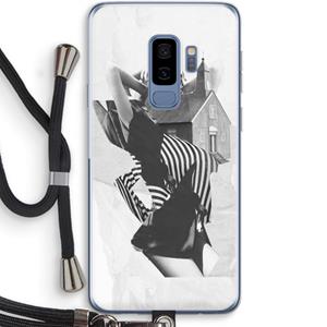 CaseCompany House: Samsung Galaxy S9 Plus Transparant Hoesje met koord