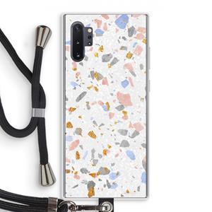 CaseCompany Terrazzo N°8: Samsung Galaxy Note 10 Plus Transparant Hoesje met koord