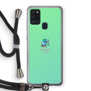 CaseCompany Win98: Samsung Galaxy A21s Transparant Hoesje met koord