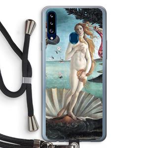 CaseCompany Birth Of Venus: Samsung Galaxy A20s Transparant Hoesje met koord