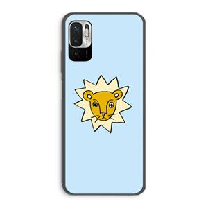 CaseCompany Kleine leeuw: Xiaomi Redmi Note 10 5G Transparant Hoesje