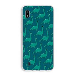 CaseCompany Diplodocus: Samsung Galaxy A10 Transparant Hoesje