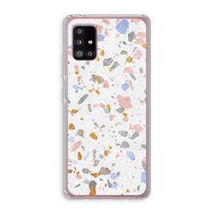 CaseCompany Terrazzo N°8: Samsung Galaxy A51 5G Transparant Hoesje