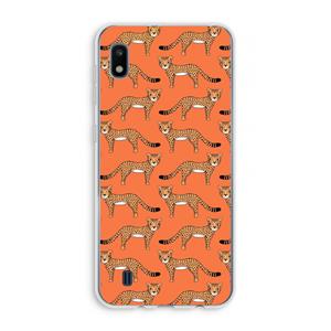 CaseCompany Cheetah: Samsung Galaxy A10 Transparant Hoesje