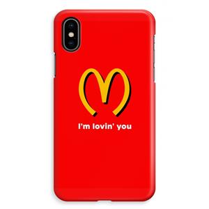CaseCompany I'm lovin' you: iPhone XS Max Volledig Geprint Hoesje