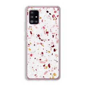 CaseCompany Terrazzo N°9: Samsung Galaxy A51 5G Transparant Hoesje