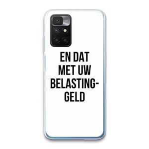 CaseCompany Belastinggeld: Xiaomi Redmi 10 Transparant Hoesje