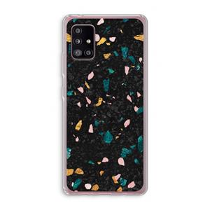 CaseCompany Terrazzo N°10: Samsung Galaxy A51 5G Transparant Hoesje